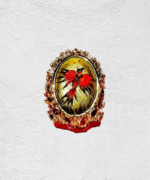 Phoenix — 18ct gold brooch