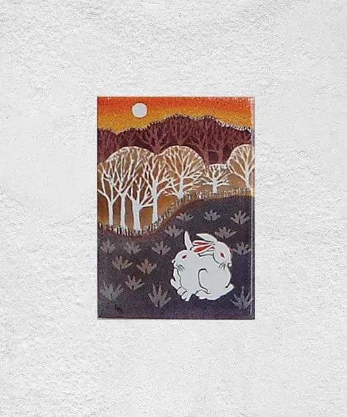 Rabbit Moon — Pre-enameled steel