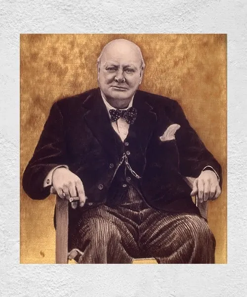 Winston Churchill — 18ct gold
