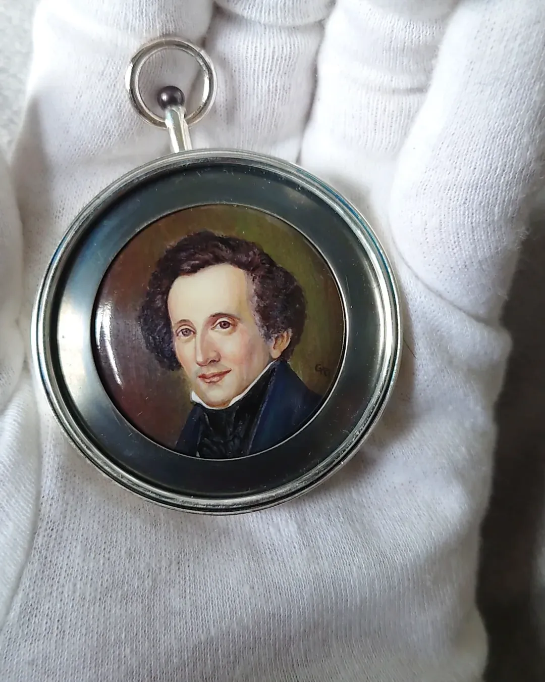Felix Mendelssohn — 18ct gold, 38 mm diameter