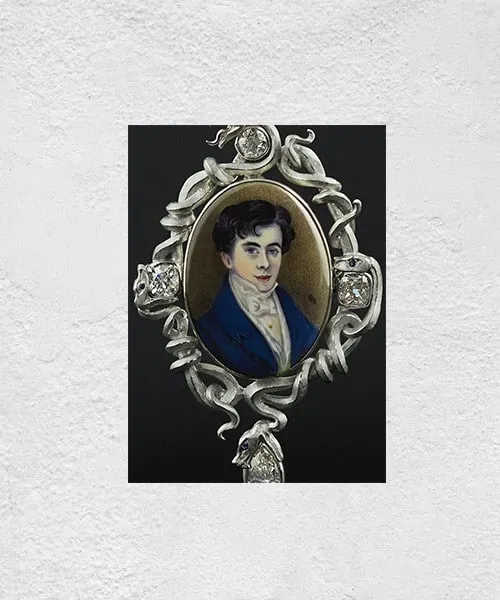 William Toller — 18ct gold, 25 x 38 mm