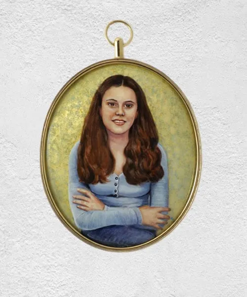 Hermione — 18ct gold, 64 x 76 mm